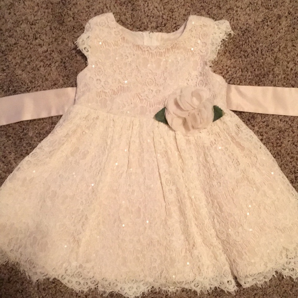 Ivory flower girl dress